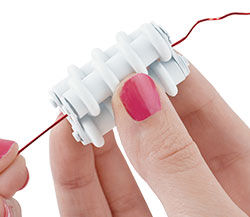 Straightener wrapped around wire